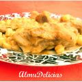 Garbanzos con costilla adobada con Mojo Picón