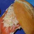 MINIS DE SALMÓN CON ENSALADA DE CANGREJO