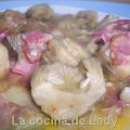 Alcachofas con Beicon