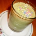Batido de manzana y galletas