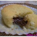 Magdalenas rellenas de Nutella
