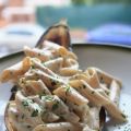 berenjena rellena / gefüllte Aubergine