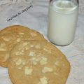 Galletas con chocolate blanco