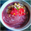 Crema de cerezas con yogur