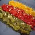 Ensalada de pimientos asados [Microondas]