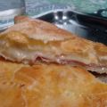 Pastelón de jamón y queso y diez años de blog