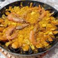 Arroz sencillo de sepia y marisco