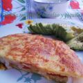 Tortilla rellena de bacalao y pimientos del[...]