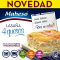 Lasaña 4 quesos - Maheso