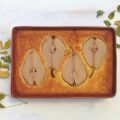 Tarta de peras y requesón