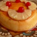 Bavarois de piña.