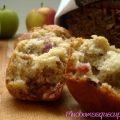 Muffins de bacon y manzana caramelizada