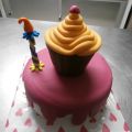 Tarta para el cumple de mi hermana.