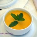 Crema fría de zanahoria