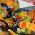 Mejillones con vinagreta
