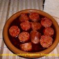 Chorizos a la sidra