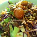 Ensalada con dressing de piña