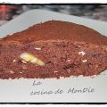 Browunie de chocolate y platano