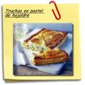 Truchas en pastel de hojaldre
