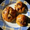MINI BRIOCHES DE NARANJA Y CHOCOLATE