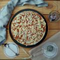 Tarta de horchata sin horno en Monsieur Cuisine