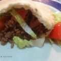 Pan de Pita relleno de Carne