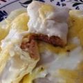 Canelones de merluza y salmón