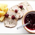 LOMO DE CERDO CON MERMELADA DE FRAMBUESAS