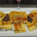 Empanada de hojaldre a la carbonara.