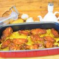 ALITAS DE POLLO CON PATATAS AL HORNO