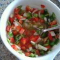 Vinagreta de pimiento y cebolla