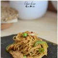 Fideos chinos con pollo