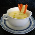 SOPA DE ALMENDRAS, PIÑONES Y PUERRO