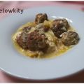 Albóndigas en salsa de limón y canela