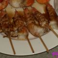 PIRULETA DE LANGOSTINO Y SESAMO