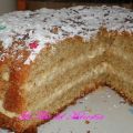 BIZCOCHO DE CAFE RELLENO DE MOUSSE DE BAYLEYS
