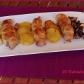 Contramuslos de pollo rellenos al horno