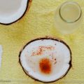Coco con limón, sal y chile seco