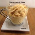 Mousse de turrón Jijona