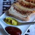 Sandwichón de pavo, atún y queso
