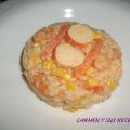 ENSALADA DE ARROZ CON GAMBAS