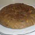 Tortilla de alcachofas y maíz dulce