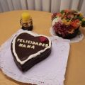 tarta corazón día de la madre