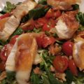 Ensalada de canónigos y queso de cabra con[...]