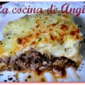 PASTEL DE CARNE CON PURÉ DE PATATA