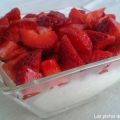 MOUSSE DE CHOCOLATE BLANCO CON FRESAS