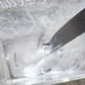 Pegamento para flores o formas de pasta de goma