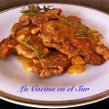 CHULETAS DE CERDO AL AMONTILLADO Y AL ROMERO
