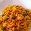 Arroz al curry tres delicias