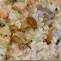 Arroz con setas.